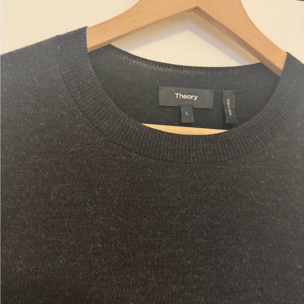 Theory Black Long Sleeve Dress - Picture 3 of 4